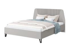 Кровать со спинкой МДФ и основание Лайт Кашемир 