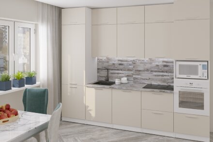 Кухонный гарнитур Дюна экстра 2, 300 см (ПМ) 