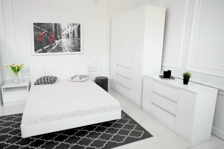 Модульная спальня Парус, белый (комплектация 2) 