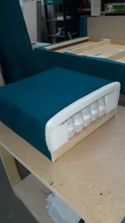 Диван Сканди NEW (независимый пружинный блок) 1,2 LOUNGE 5 (ножки венге) 