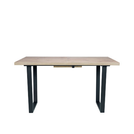 Стол раздвижной Leset Ларс 2Р Дуб / Металл черный 