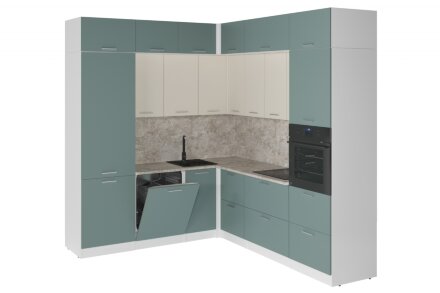 Кухонный гарнитур Глория гранд прайм, 220х250 см 