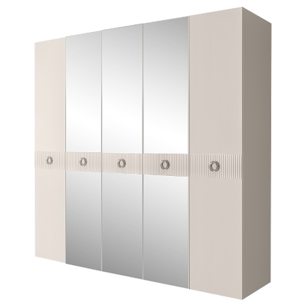 Шкаф 5 дверей БМШ1/5(Fi) (с зеркалами) Bogemia Fillini 