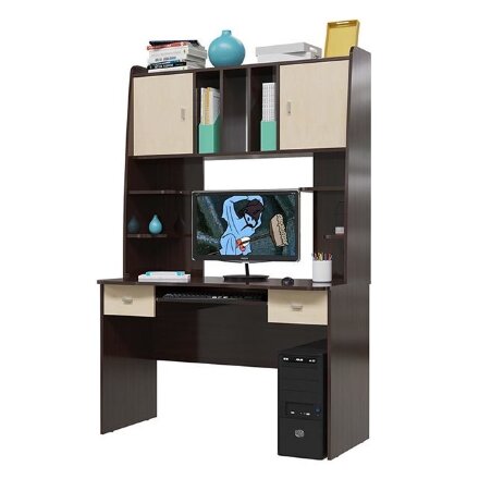 Стол компьютерный Бета, венге 