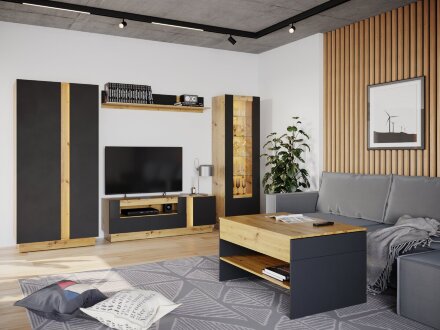 Шкаф-сервант Modo (Модо), черный 