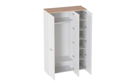 Шкаф трёхдверный Гавана, Белый 