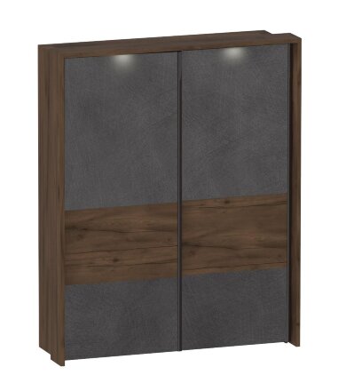 Шкаф с раздвижными дверями с обрамлением Глазго 