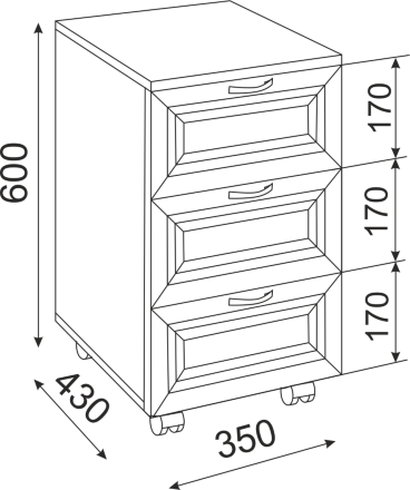 Тумба универсальная Остин М19 