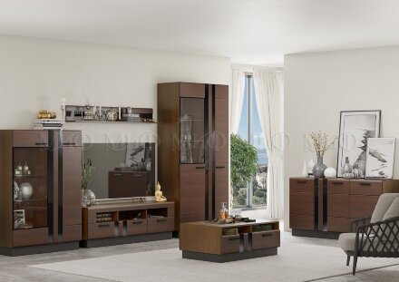  Шкаф 3 двери Магнолия, орех 