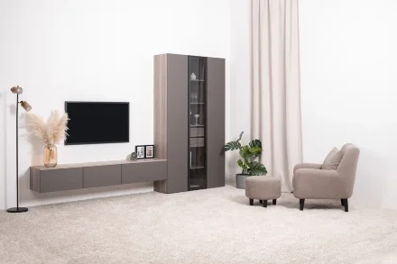 Тумба под ТВ 16.54.02 Роквуд, Графит 