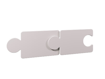 Кровать двухъярусная Тетрис, Дуб млечный  / Ирис 