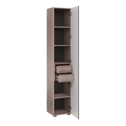 Шкаф-пенал 16.322.03 Роквуд, Графит 