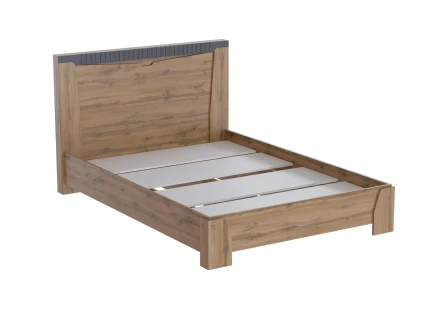 Кровать Ливерпуль, вотан/графит софт  