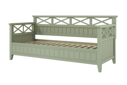 Кровать Амелия, зеленый самшит 