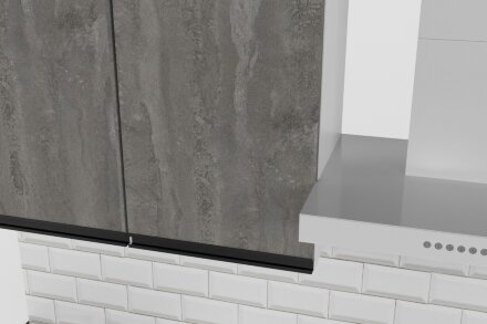 Кухонный гарнитур Ноктюрн нормал, 150 см 