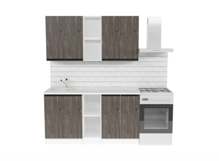 Кухонный гарнитур Ноктюрн нормал, 150 см 