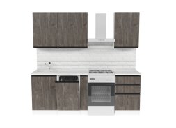 Кухонный гарнитур Ноктюрн стандарт, 160 см